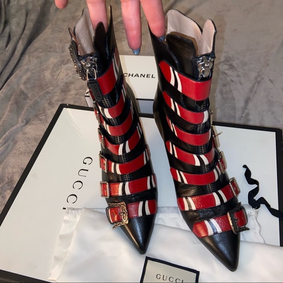 Gucci king snake Susan booties - Picture 3 of 15